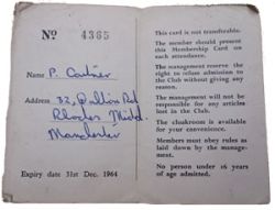 inside membership card